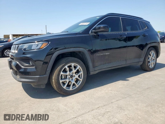 2025 Jeep Compass Latitude z VIN 3C4NJDBN9ST515927, wystawiony jako Copart lot #50828755 z przebiegiem 11 454 mil mil oraz Szkoda całkowita • Salvage title. Historia ofert i sprzedaży dostępna na DreamBid. Obrazek 1.