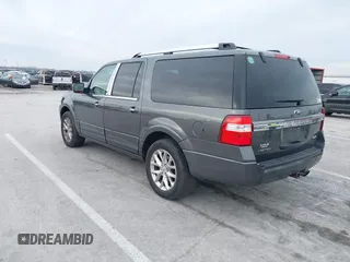 2015 Ford Expedition Max Limited with VIN 1FMJK2ATXFEF31880, listed as a IAAI auction lot 41206492 with 188,699 mi miles and . Bid and sale history available at DreamBid. Image 3.
