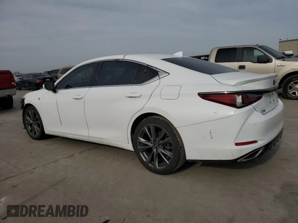 2021 Lexus ES with VIN 58AGZ1B19MU098304, listed as a Copart auction lot 44403435 with 55,016 mi miles and Salvage Title. Bid and sale history available at carsss.com. Image 2.