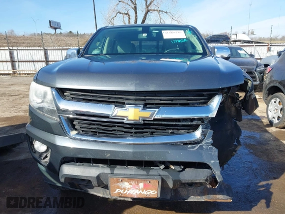 2016 Chevrolet Colorado 4WD LT with VIN 1GCGTCE35G1365059, listed as a IAAI auction lot 41565739 with 158,954 mi miles. Bid and sale history available at carsss.com. Image 12.