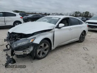 2018 Honda Accord EX-L z VIN 1HGCV1F54JA226014, wystawiony jako Copart lot #42725035 z przebiegiem Nie podano mil oraz Szkoda całkowita • Salvage title. Historia ofert i sprzedaży dostępna na DreamBid. Obrazek 1.