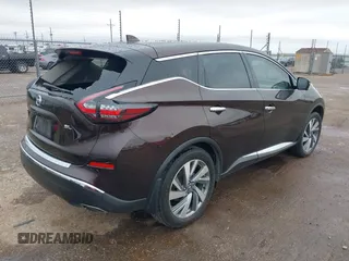 2021 Nissan Murano SL with VIN 5N1AZ2CJ9MC115755, listed as a IAAI auction lot 42140963 with 89,692 mi miles and . Bid and sale history available at DreamBid. Image 4.