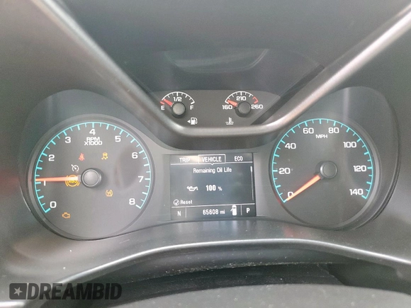 2022 Chevrolet Colorado 2WD LT with VIN 1GCGSCEN9N1248375, listed as a Copart auction lot 59749425 with 65,608 mi miles and Salvage title. Bid and sale history available at DreamBid. Image 9.