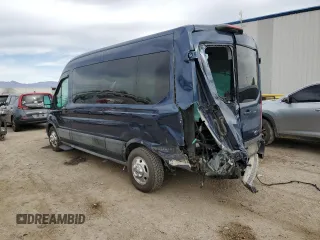 2021 Ford Transit with VIN 1FBAX9CG4MKA02913, listed as a Copart auction lot 86666774 with 29,881 mi miles and Salvage Title. Bid and sale history available at DreamBid. Image 2.