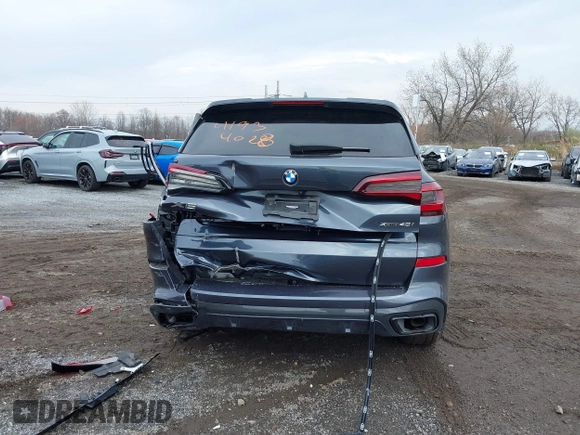 2022 BMW X5 xDrive40i with VIN 5UXCR6C06N9M28108, listed as a IAAI auction lot 41934028 with 28,527 mi miles. Bid and sale history available at carsss.com. Image 16.