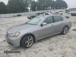 2007 Infiniti M Sport with VIN JNKAY01E77M305844, listed as a Copart auction lot 61278755 with 156,958 mi miles and Salvage title. Bid and sale history available at DreamBid. Image 1.