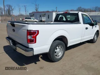 2018 Ford F-150 XL with VIN 1FTMF1CB7JKC77821, listed as a IAAI auction lot 41837002 with 128,867 mi miles. Bid and sale history available at carsss.com. Image 4.