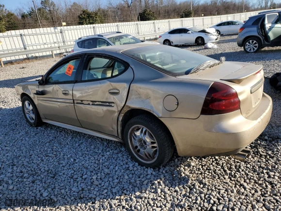 2004 Pontiac Grand Prix GT1 with VIN 2G2WP522941257139, listed as a Copart auction lot 86879444 with 0 mi miles and Salvage Title. Bid and sale history available at carsss.com. Image 2.