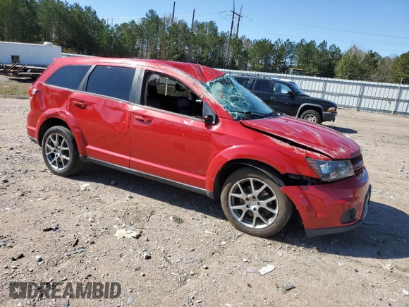 2017 Dodge Journey GT with VIN 3C4PDDEG4HT541583, listed as a Copart auction lot 50500945 with 192,491 mi miles and Salvage Title. Bid and sale history available at DreamBid. Image 4.