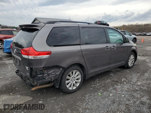 2013 Toyota Sienna XLE with VIN 5TDDK3DC9DS071069, listed as a Copart auction lot 51740015 with 170,277 mi miles and Salvage Title. Bid and sale history available at DreamBid. Image 3.