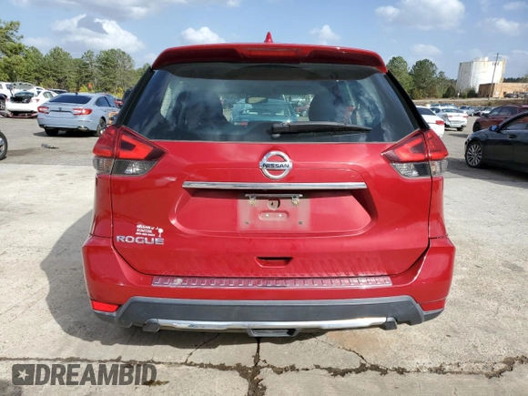 2017 Nissan Rogue S with VIN 5N1AT2MT6HC875830, listed as a Copart auction lot 47899075 with 192,427 mi miles and Salvage Title. Bid and sale history available at carsss.com. Image 6.