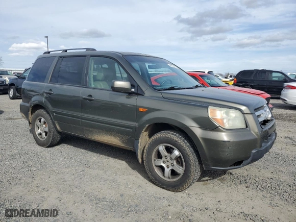 2006 Honda Pilot EX-L with VIN 5FNYF18536B003542, listed as a Copart auction lot 46102145 with 185,657 mi miles and Salvage Title. Bid and sale history available at carsss.com. Image 4.