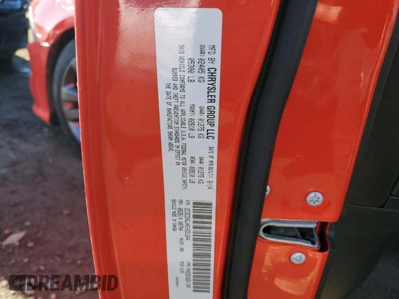 2014 Dodge Charger SRT8 Super Bee with VIN 2C3CDXGJ4EH331244, listed as a Copart auction lot 74016134 with 40,141 mi miles and Non Repairable. Bid and sale history available at carsss.com. Image 14.