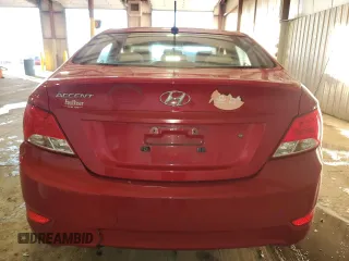 2016 Hyundai Accent SE with VIN KMHCT4AEXGU150637, listed as a Copart auction lot 87319164 with 77,996 mi miles and Salvage Title. Bid and sale history available at carsss.com. Image 6.