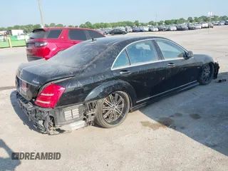 2012 Mercedes-Benz S-Class S 550 with VIN WDDNG9EB5CA452479, listed as a IAAI auction lot 38850857 with 150,641 mi miles. Bid and sale history available at carsss.com. Image 4.