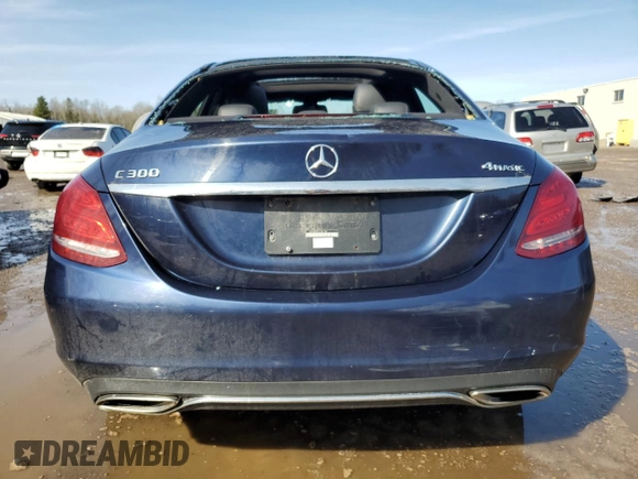 2017 Mercedes-Benz C 300 with VIN 55SWF4KB0HU184138, listed as a Copart auction lot 51736365 with 164,744 mi miles and Clean title. Bid and sale history available at DreamBid. Image 6.