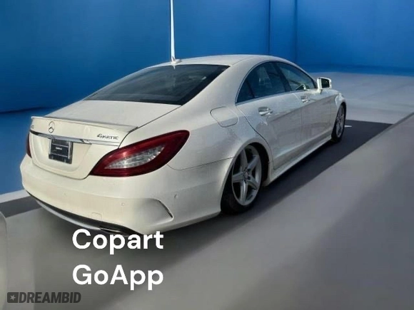 2015 Mercedes-Benz CLS-Class CLS 400 with VIN WDDLJ6HB8FA133567, listed as a Copart auction lot 48635315 with 114,576 mi miles and Clean Title. Bid and sale history available at carsss.com. Image 4.