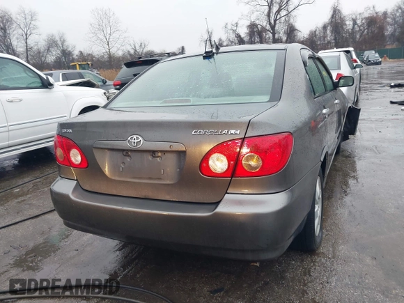 2008 Toyota Corolla CE with VIN 2T1BR32E58T874807, listed as a IAAI auction lot 41475333 with 210,398 mi miles and . Bid and sale history available at DreamBid. Image 17.