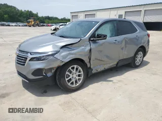 2023 Chevrolet Equinox LT with VIN 3GNAXUEGXPS185052, listed as a Copart auction lot 57078775 with 43,971 mi miles and Salvage title. Bid and sale history available at DreamBid. Image 1.