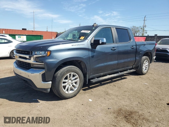 2020 Chevrolet Silverado 1500 LT with VIN 3GCPWCED7LG414760, listed as a Copart auction lot 47257265 with 102,446 mi miles and Non Repairable. Bid and sale history available at carsss.com. Image 1.