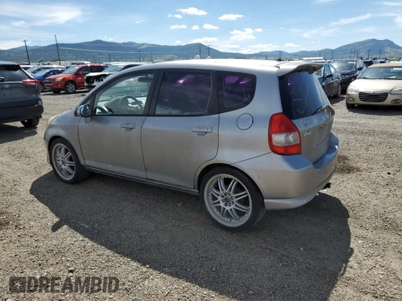 2007 Honda Fit Sport z VIN JHMGD37687S062788, wystawiony jako Copart lot #58374245 z przebiegiem Nie podano mil oraz Czysty tytuł • Clean title. Historia ofert i sprzedaży dostępna na DreamBid. Obrazek 2.