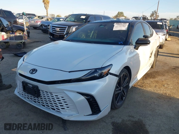 2025 Toyota Camry LE with VIN 4T1DAACK0SU012643, listed as a IAAI auction lot 41756342 with 37,693 mi miles. Bid and sale history available at carsss.com. Image 17.