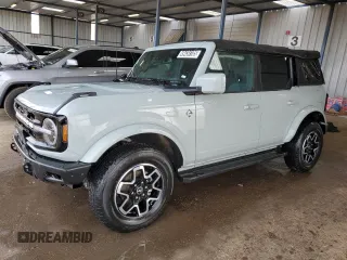 2022 Ford Bronco with VIN 1FMDE5BH1NLB79900, listed as a Copart auction lot 49434105 with 34,331 mi miles and Salvage Title. Bid and sale history available at DreamBid. Image 1.