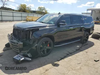 2020 Cadillac Escalade ESV Luxury z VIN 1GYS4HKJ2LR220817, wystawiony jako Copart lot #72436084 z przebiegiem 125 313 mil mil oraz Szkoda całkowita • Salvage title. Historia ofert i sprzedaży dostępna na DreamBid. Obrazek 1.