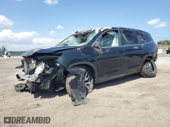 2021 Honda Pilot EX-L with VIN 5FNYF6H51MB004537, listed as a Copart auction lot 51139835 with Not Provided miles and Salvage Title. Bid and sale history available at DreamBid. Image 1.