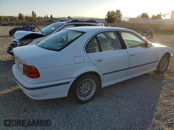 1997 BMW 5 Series 540iA with VIN WBADE632XVBW55701, listed as a Copart auction lot 46239985 with 14,252 mi miles and Clean Title. Bid and sale history available at carsss.com. Image 3.