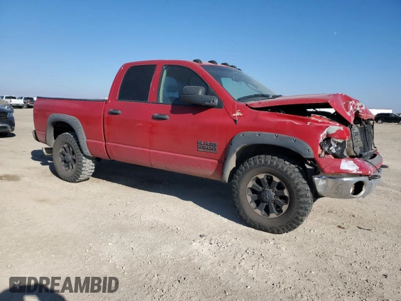 2005 Dodge Ram 2500 SLT with VIN 3D7KR28C45G784409, listed as a Copart auction lot 87700415 with 0 mi miles and Salvage Title. Bid and sale history available at carsss.com. Image 4.