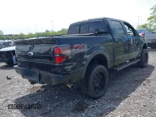 2012 Ford F-150 XL with VIN 1FTFW1ET5CFA41694, listed as a IAAI auction lot 42100124 with 136,416 mi miles. Bid and sale history available at carsss.com. Image 4.