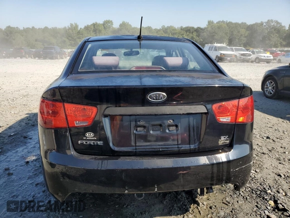 2010 Kia Forte EX with VIN KNAFU4A29A5106339, listed as a Copart auction lot 72384534 with 92,934 mi miles and Salvage Title. Bid and sale history available at carsss.com. Image 6.