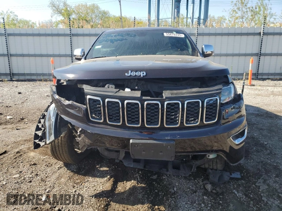 2020 Jeep Grand Cherokee Limited with VIN 1C4RJFBG9LC303010, listed as a Copart auction lot 55878245 with 35,106 mi miles and Salvage title. Bid and sale history available at DreamBid. Image 5.