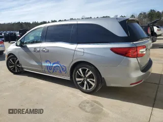 2020 Honda Odyssey Elite with VIN 5FNRL6H99LB007331, listed as a Copart auction lot 88478265 with 53,040 mi miles and Salvage Title. Bid and sale history available at DreamBid. Image 2.