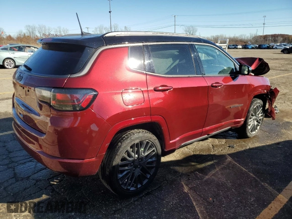 2022 Jeep Compass (RED) Edition with VIN 3C4NJDCB8NT180877, listed as a Copart auction lot 79696784 with 26,762 mi miles and Non repairable. Bid and sale history available at DreamBid. Image 3.