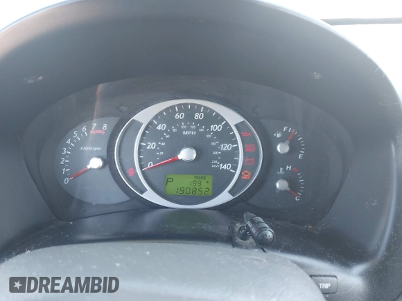 2007 Hyundai Tucson SE with VIN KM8JN72D47U629516, listed as a IAAI auction lot 41956757 with 190,852 mi miles and . Bid and sale history available at DreamBid. Image 7.