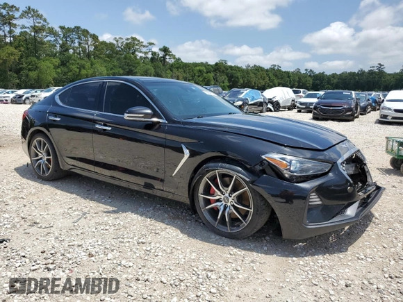 2019 Genesis G70 Advanced с VIN KMTG74LE6KU014488, выставлен на аукционе Copart как лот 56148175 с пробегом 188 469 миль миль и Списание • Salvage title. История ставок и продаж доступна на DreamBid. Изображение 4.