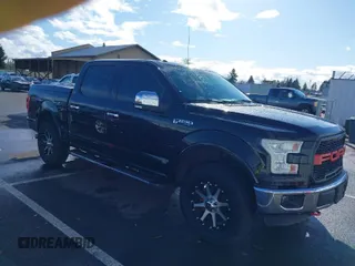 2015 Ford F-150 XLT with VIN 1FTEW1EF5FFB07171, listed as a IAAI auction lot 41819014 with 155,560 mi miles. Bid and sale history available at carsss.com. Image 1.