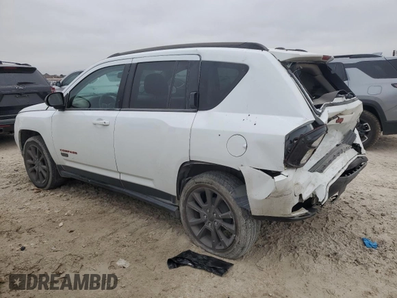 2017 Jeep Compass Sport with VIN 1C4NJCBB4HD141595, listed as a Copart auction lot 84299704 with 83,347 mi miles and Salvage Title. Bid and sale history available at carsss.com. Image 2.