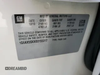 2014 Cadillac CTS Luxury AWD z VIN 1G6AX5SXXE0155317, wystawiony jako Copart lot #53205315 z przebiegiem 83 719 mil mil oraz Szkoda całkowita • Salvage title. Historia ofert i sprzedaży dostępna na DreamBid. Obrazek 14.