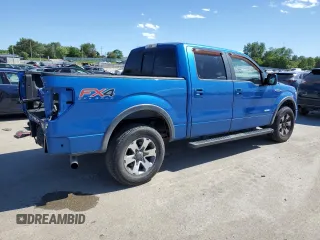 2013 Ford F-150 XL with VIN 1FTFW1ET4DKG27781, listed as a Copart auction lot 57953075 with 151,280 mi miles and Salvage title. Bid and sale history available at DreamBid. Image 3.
