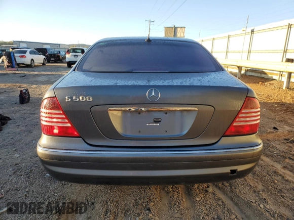 2006 Mercedes-Benz S 500 with VIN WDBNG75J56A476841, listed as a Copart auction lot 75056844 with 155,289 mi miles and Salvage Title. Bid and sale history available at DreamBid. Image 6.