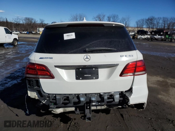 2017 Mercedes-Benz GLE 43 AMG с VIN 4JGDA6EB6HA985420, выставлен на аукционе Copart как лот 42931465 с пробегом 79 651 миль миль и Списание • Salvage title. История ставок и продаж доступна на DreamBid. Изображение 6.
