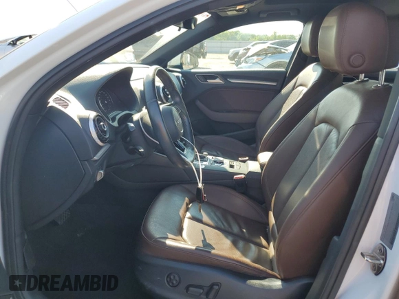2017 Audi A3 Sedan Premium with VIN WAUB8GFF0H1018619, listed as a Copart auction lot 56088574 with 69,651 mi miles. Bid and sale history available at carsss.com. Image 7.