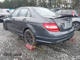 2010 Mercedes-Benz C with VIN WDDGF8BBXAF429919, listed as a IAAI auction lot 41593041 with 99,185 mi miles. Bid and sale history available at carsss.com. Image 3.