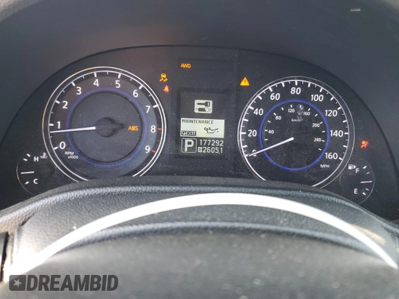 2015 Infiniti Q40 with VIN JN1CV6AR2FM650967, listed as a Copart auction lot 78579284 with 177,292 mi miles and Salvage Title. Bid and sale history available at DreamBid. Image 9.