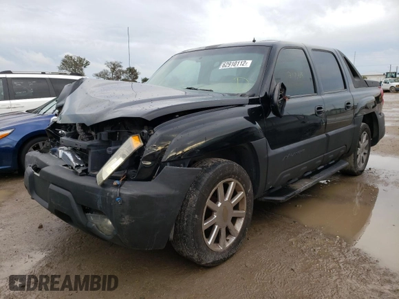2002 Chevrolet Avalanche with VIN 3GNEC13TX2G104249, listed as a Copart auction lot 62910112 with 217,614 mi miles and Salvage title. Bid and sale history available at DreamBid. Image 2.
