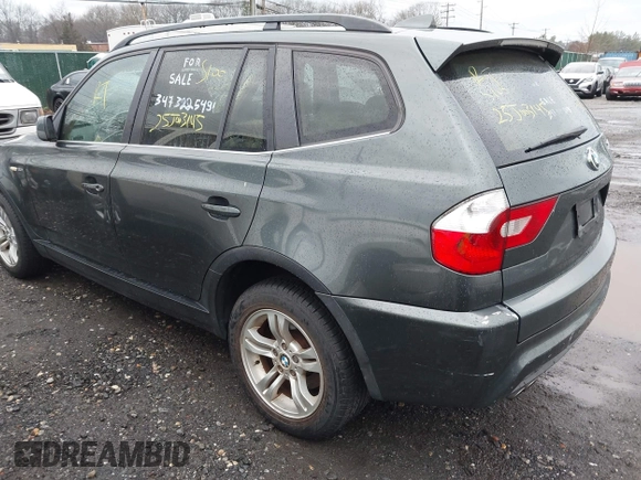 2006 BMW X3 3.0i with VIN WBXPA93436WG75979, listed as a IAAI auction lot 41896174 with Not Provided miles and . Bid and sale history available at DreamBid. Image 3.
