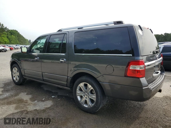 2016 Ford Expedition Max Platinum z VIN 1FMJK1LT3GEF31194, wystawiony jako Copart lot #56981205 z przebiegiem 177 471 mil mil oraz Czysty tytuł • Clean title. Historia ofert i sprzedaży dostępna na DreamBid. Obrazek 2.